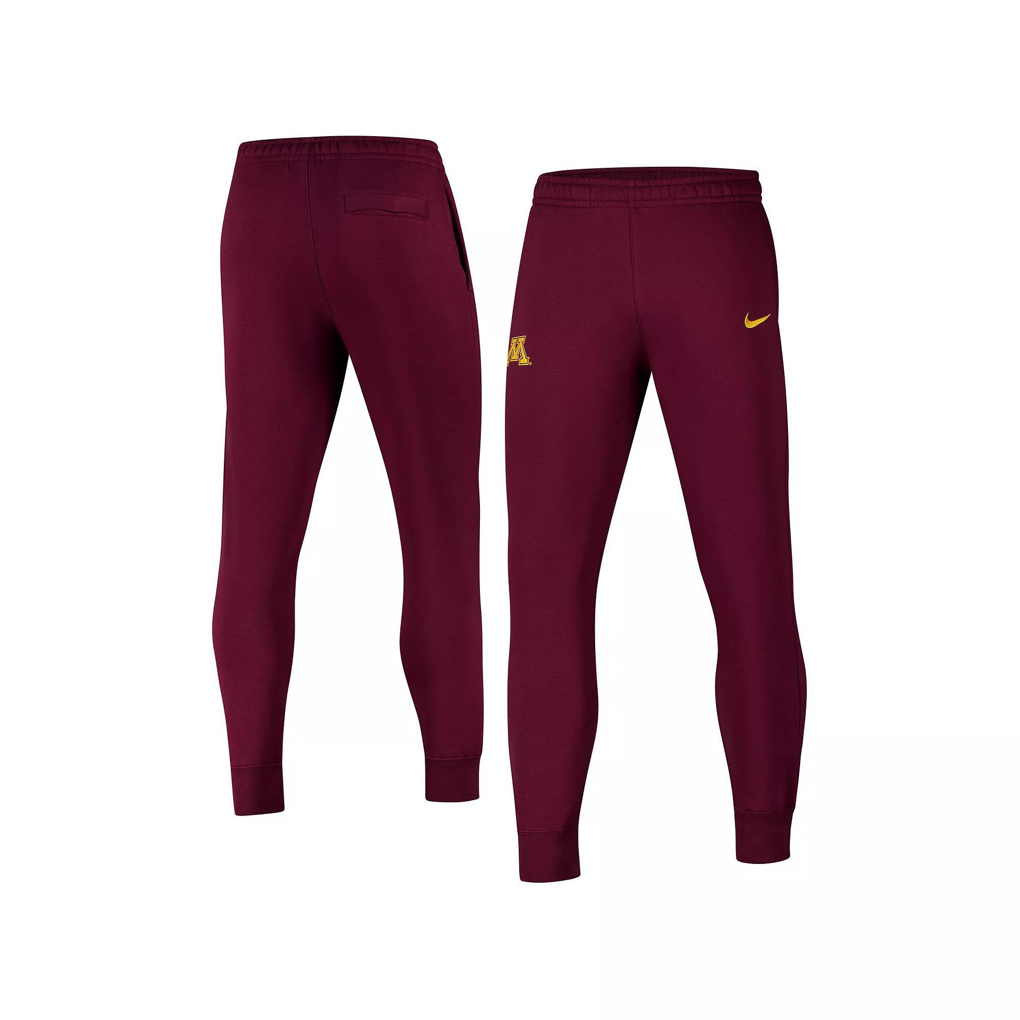 Men's Nike Maroon Minnesota Golden Gophers Club Fleece Pants, Size: Medium, Red Product Image