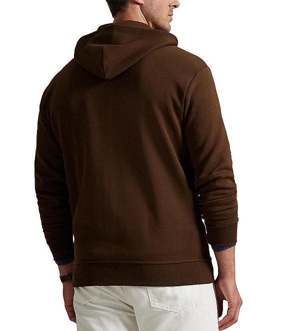 Polo Ralph Lauren Big & Tall Double-Knit Solid Full-Zip Hoodie Product Image