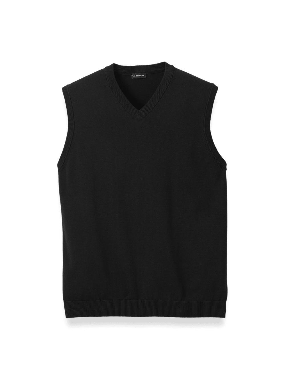 Supima Cotton Vest - Blue Product Image