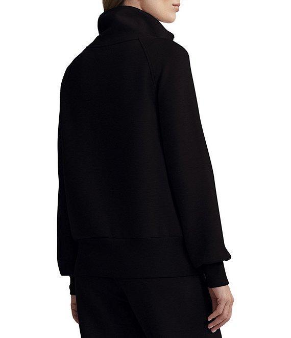 Varley Roxbury DoubleSoft® Stand Collar Raglan Long Sleeve Zip Through Sweat Jacket Product Image