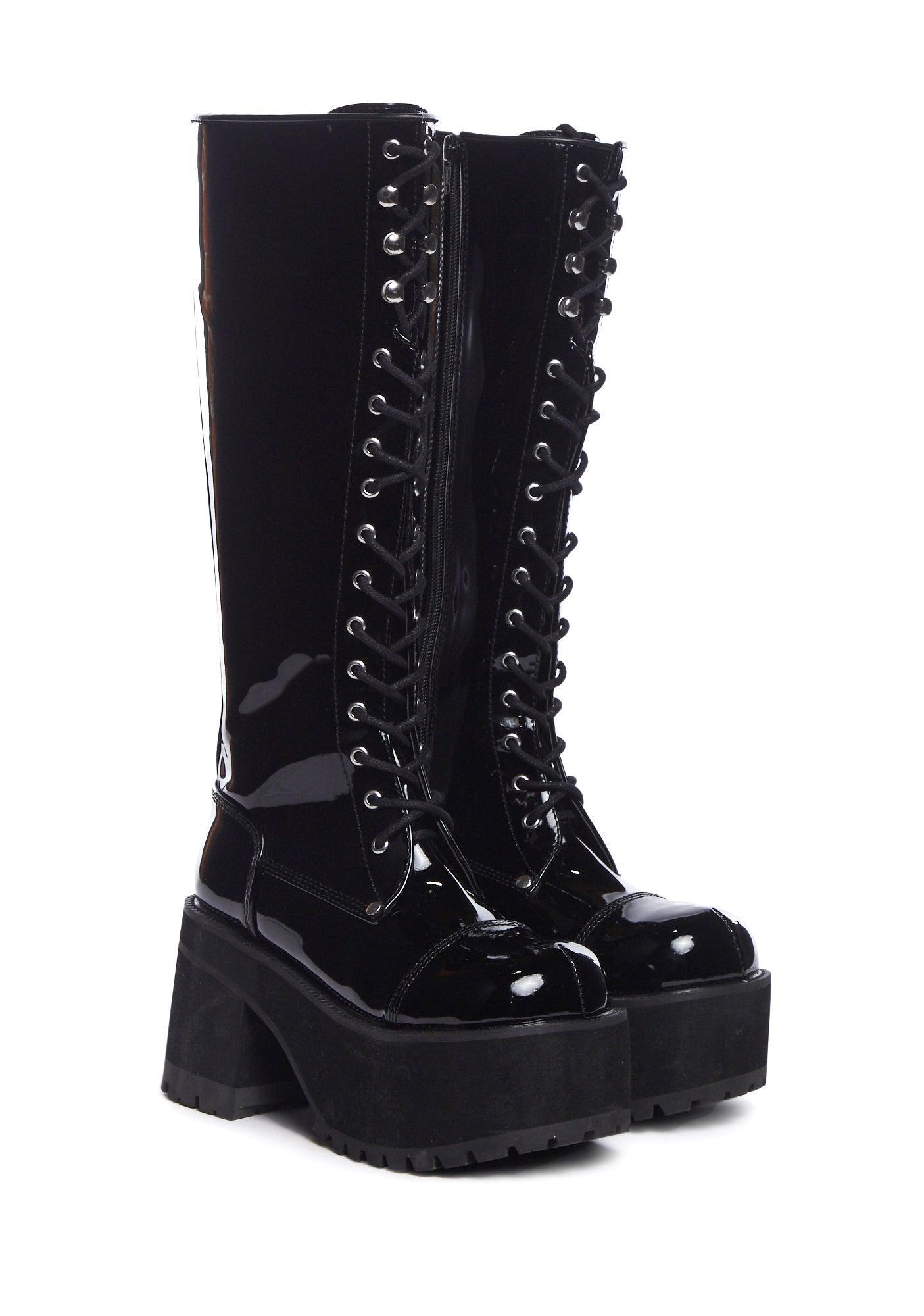Patent Ranger-302 Knee High Boots Male Product Image