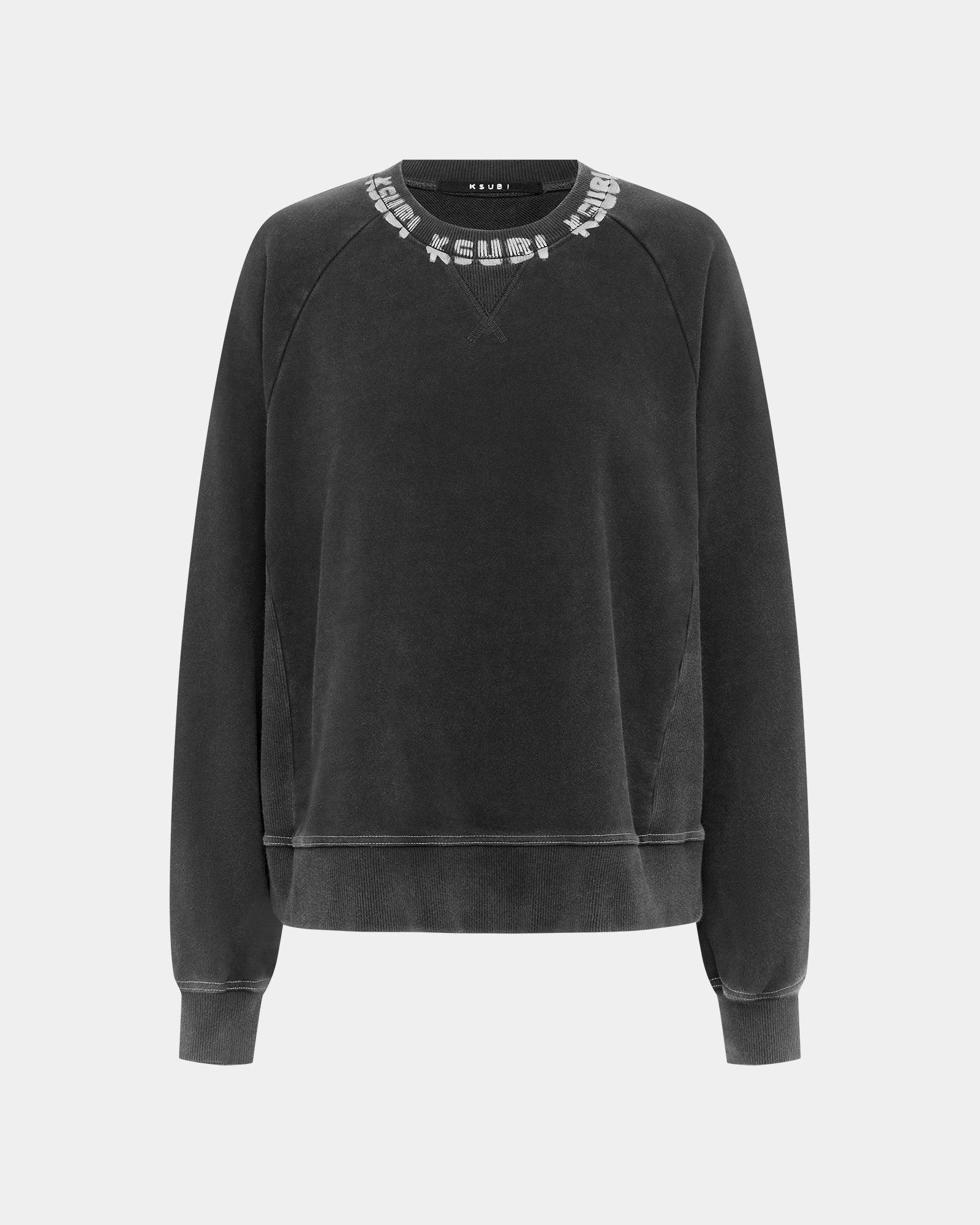 SCRAWL ORIGIN CREW WASHED BLACK Female Product Image