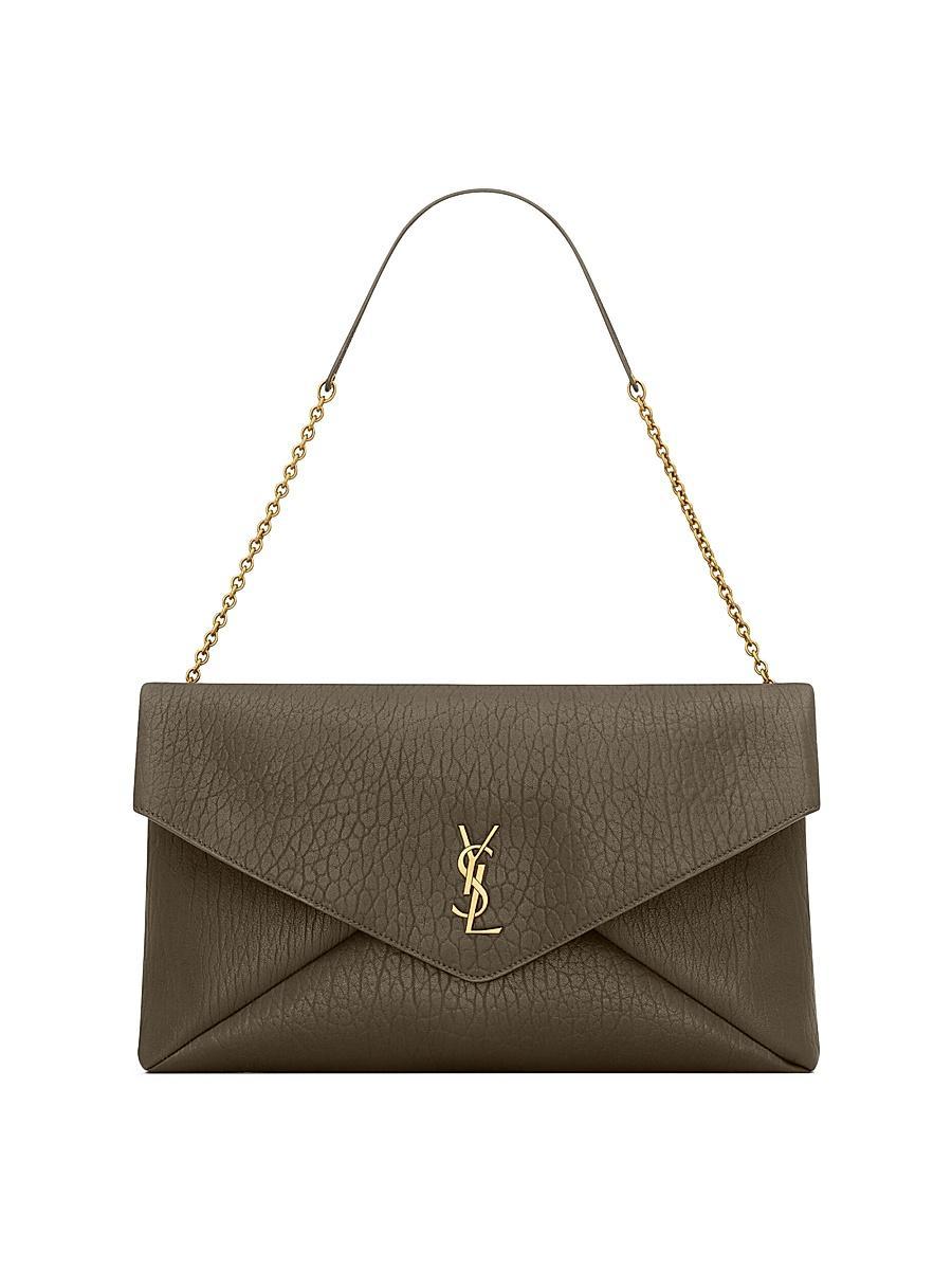 Womens Cassandre XXL Envelope Pouch on Chain in Lambskin Product Image