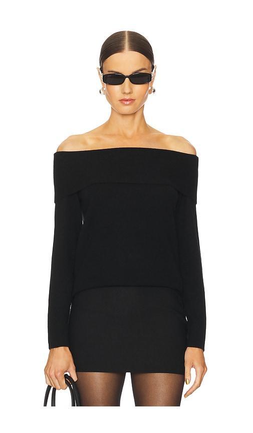 Perry Off The Shoulder Sweater W. Cashmere Product Image