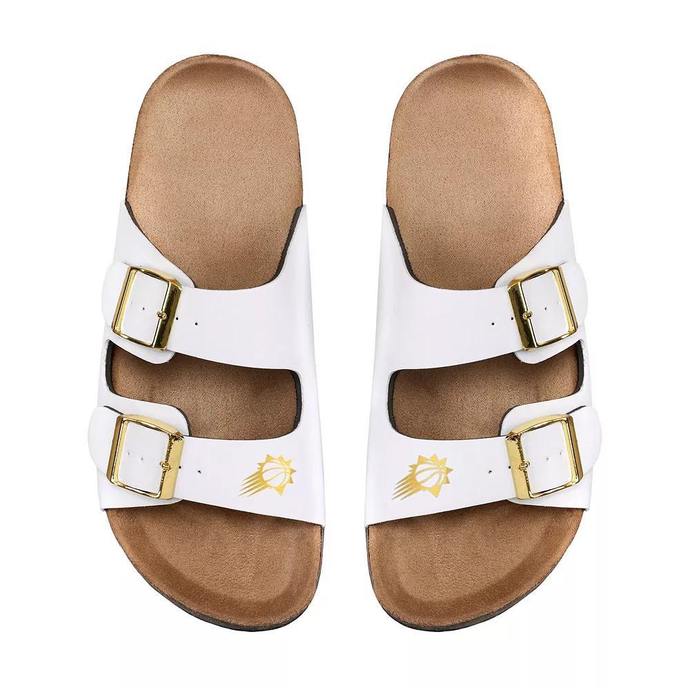 Women's FOCO Boston Bruins Double-Buckle Sandals, Size: 5/6, White Product Image