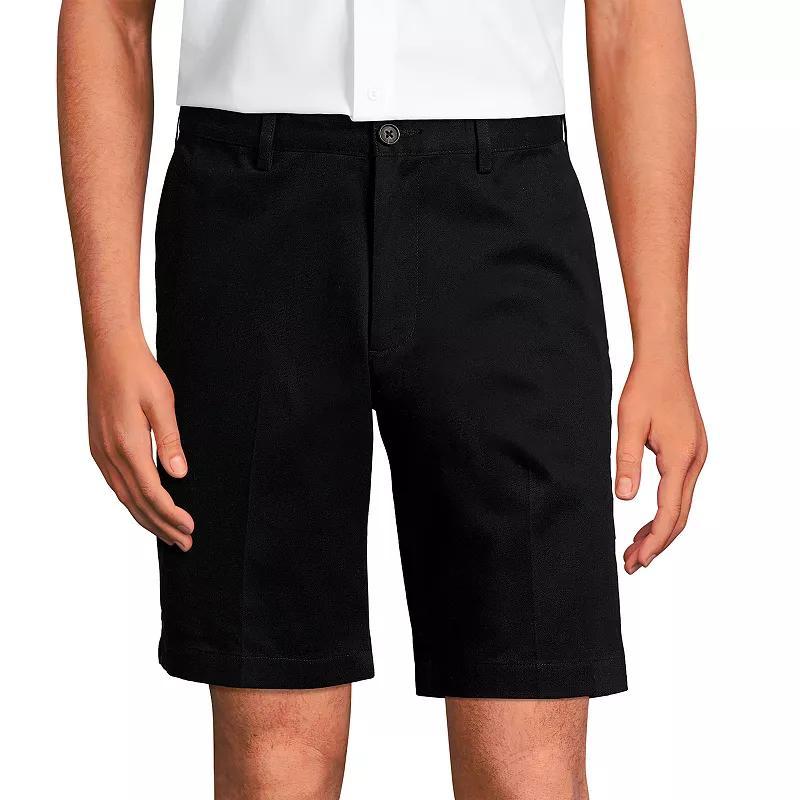 Big & Tall Lands' End Comfort Waist 9-inch No-Iron Chino Shorts, Men's, Size: 52, Radiant Blue Product Image