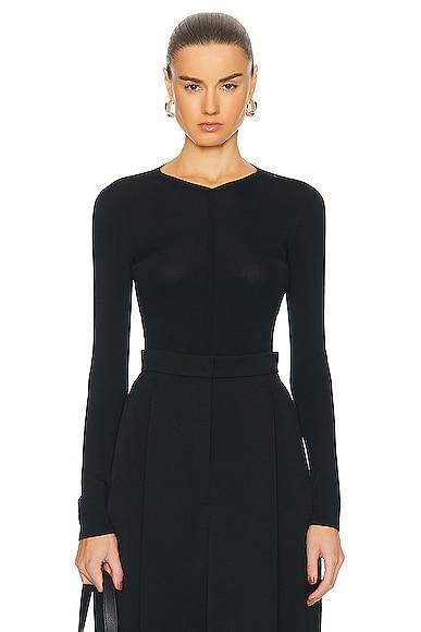 KHAITE Iskra Top Black. (also in L). Product Image
