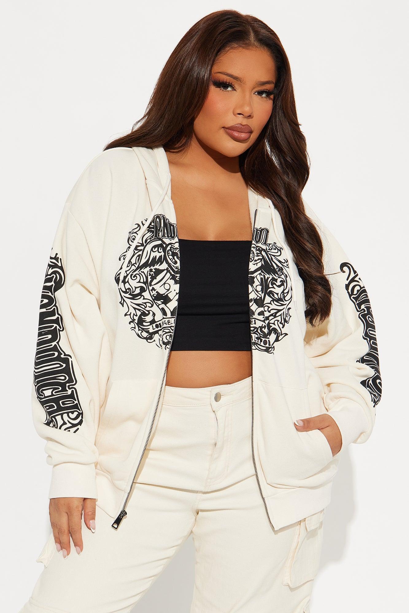 Von Dutch Novelty Print Sweatshirt - Cream/combo Product Image