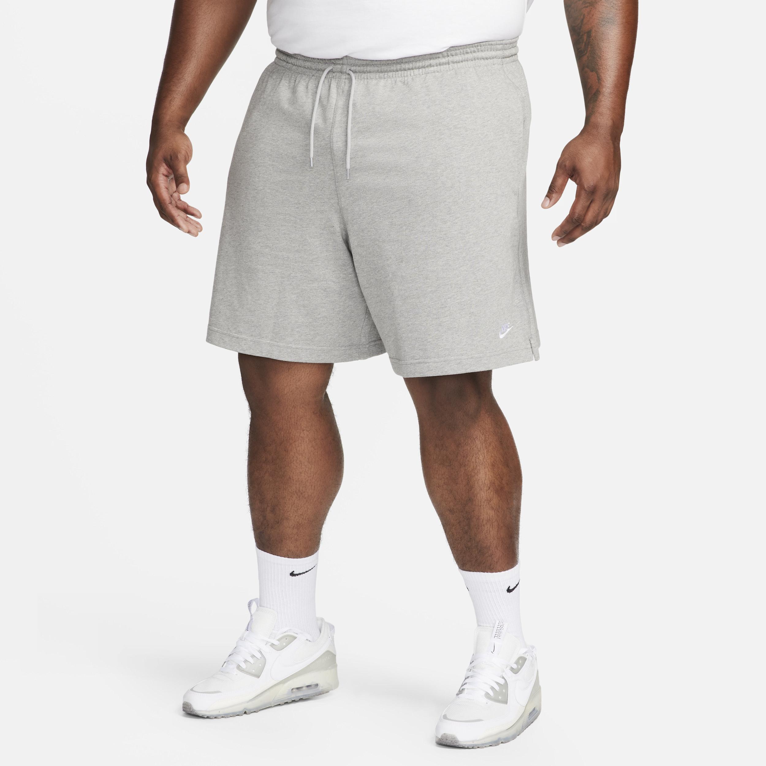 Big & Tall Nike Club Knit Shorts, Men's, Size: 3XL Tall, Black White Product Image