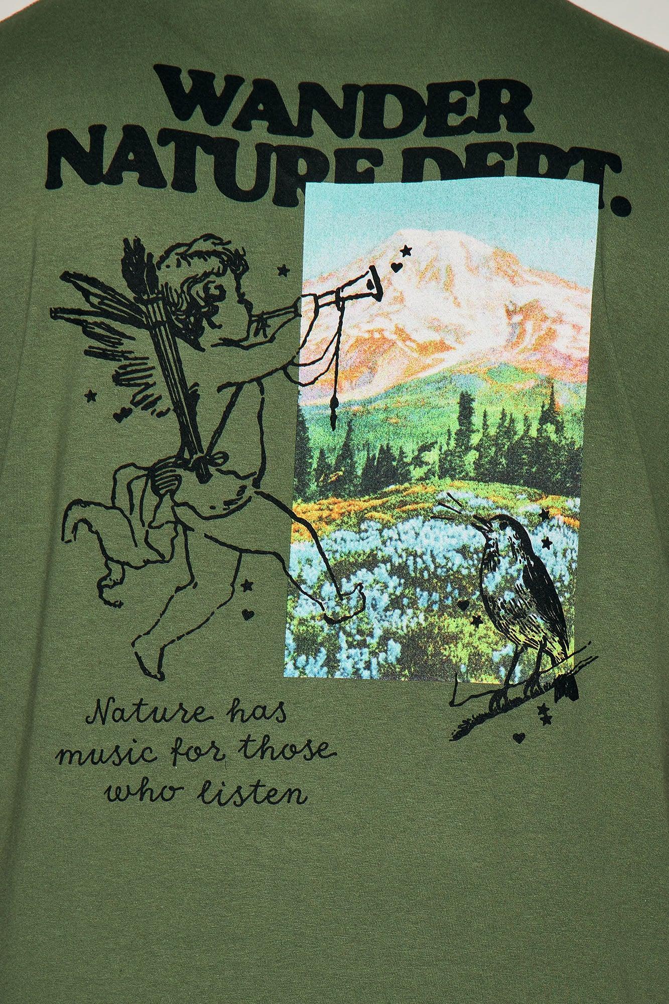 Wander Nature Dept. Short Sleeve Tee - Sage Product Image