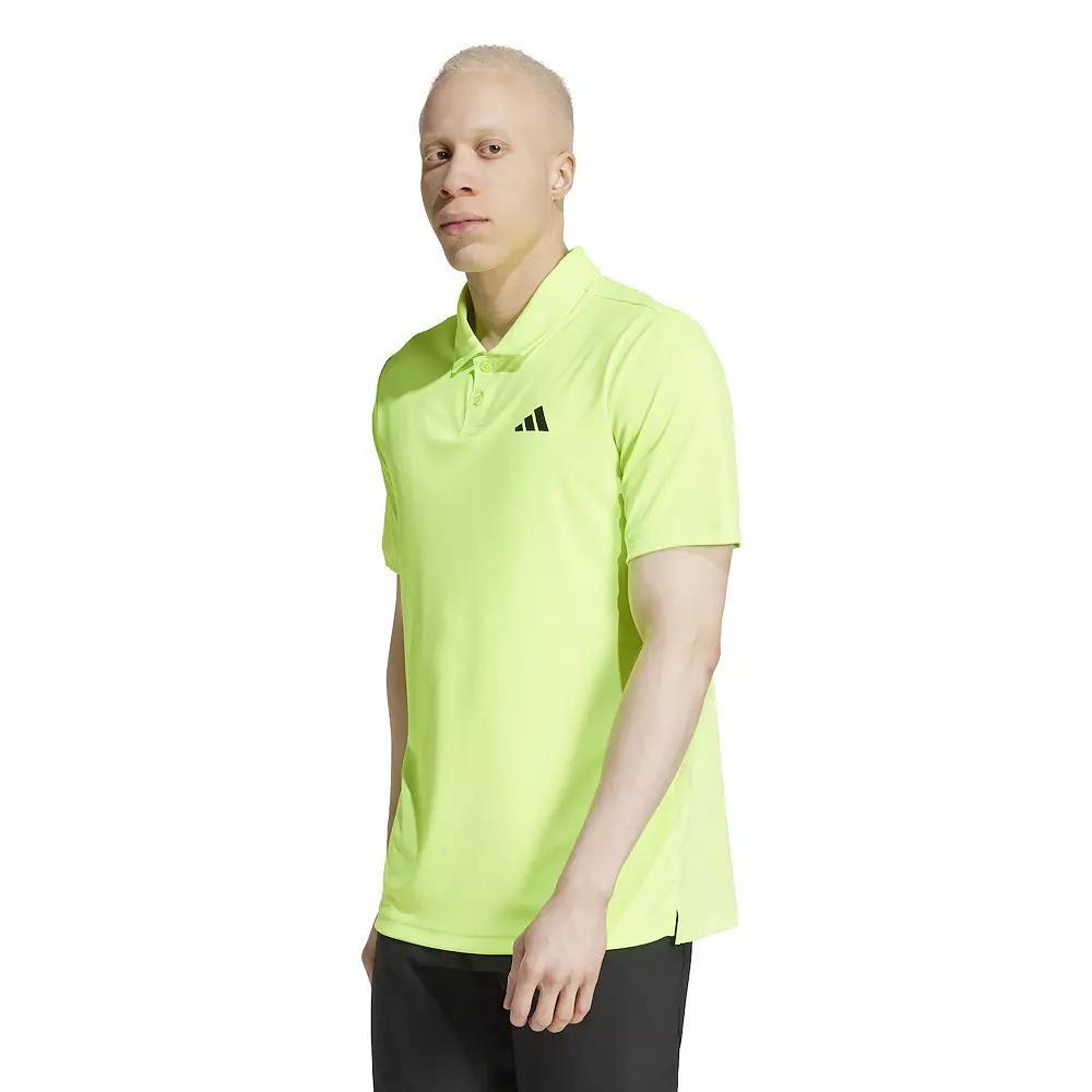 Men's adidas Club Tennis Climacool Polo Shirt, Size: Medium, Lucid Yellow Product Image