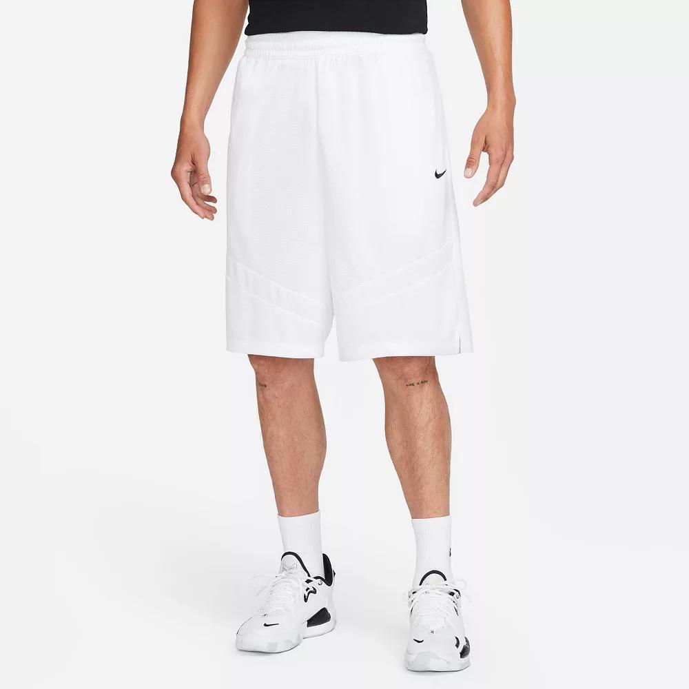 Men's Nike Dri-FIT Icon 11-in. Basketball Short, Size: XL, White Product Image