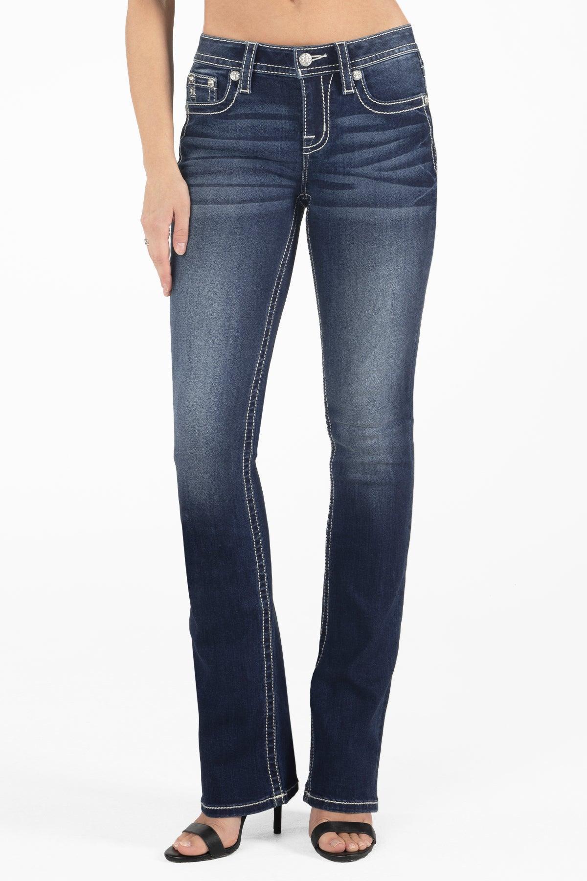 Turquoise Aztec Dreamcatcher Bootcut Jeans Product Image