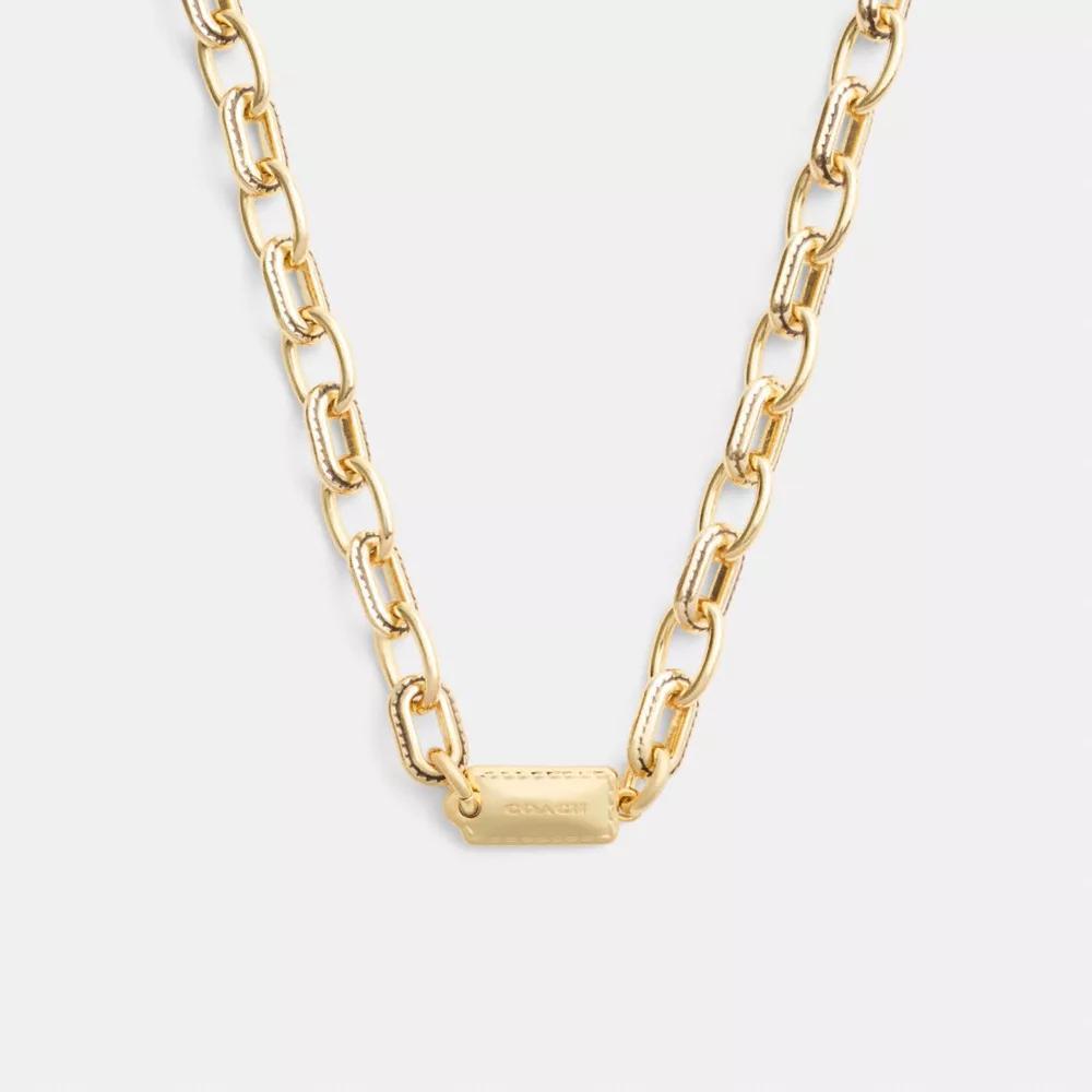 Stitched Chain Link Necklace Product Image