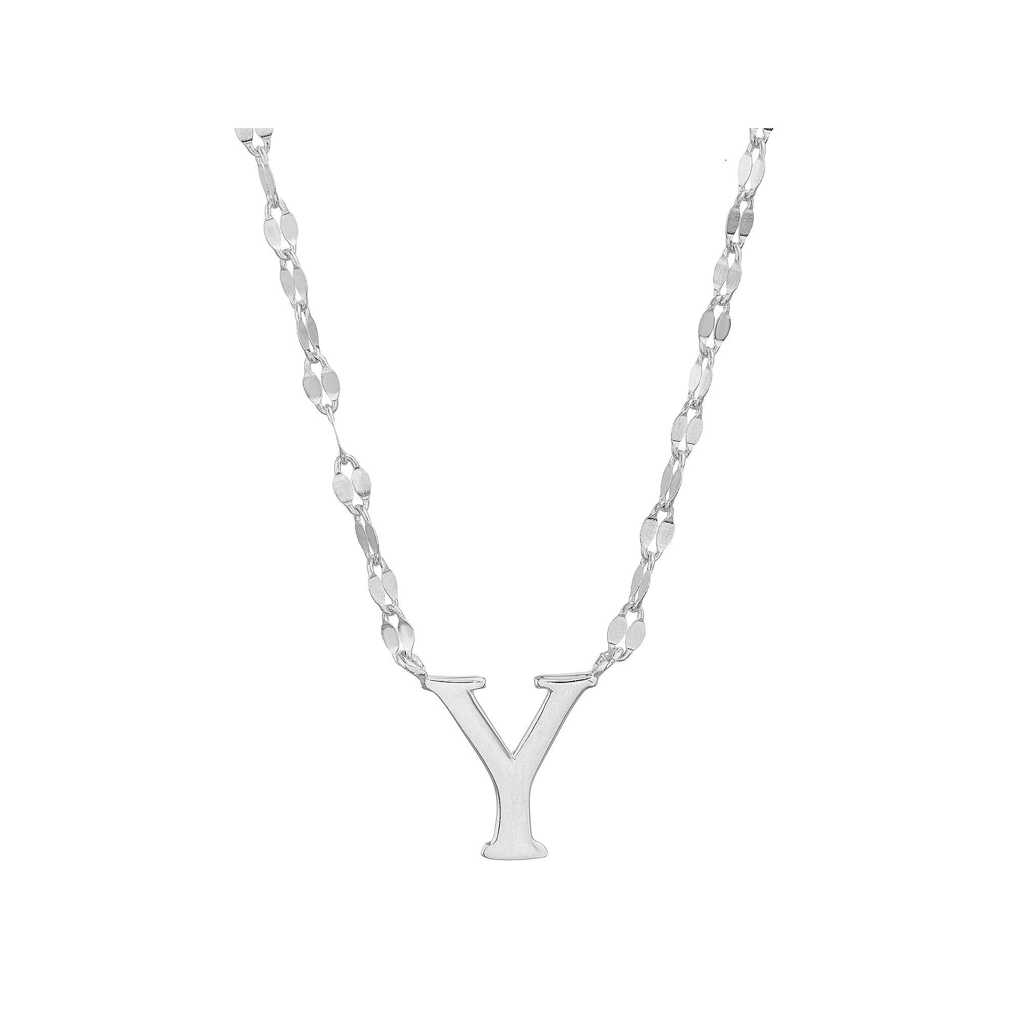 Paige Harper Initial Necklace, Womens Y Sterling Product Image