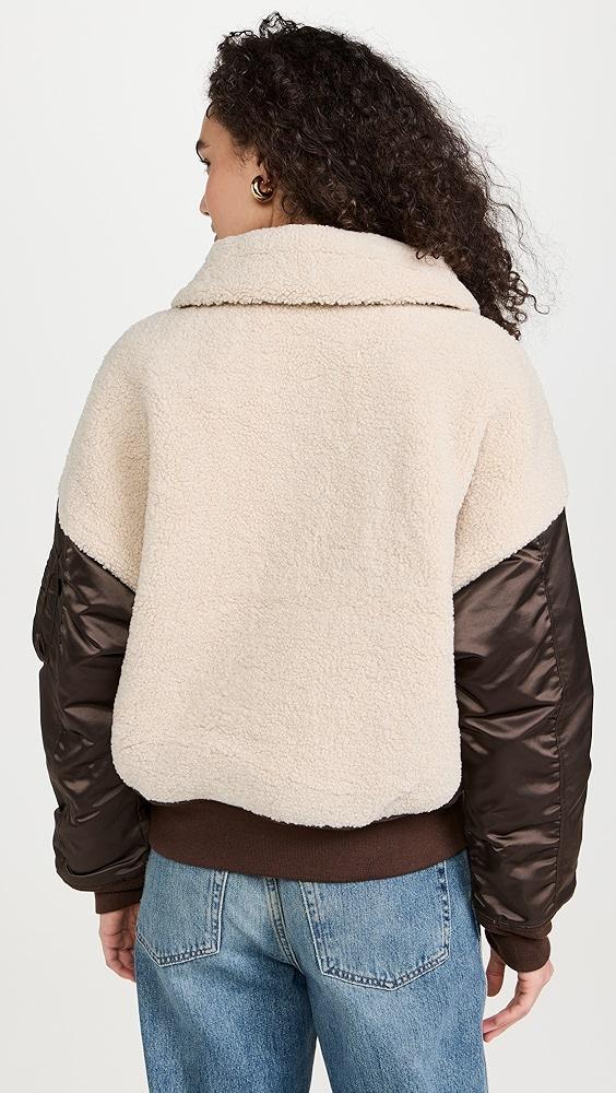 Alpha Industries B-15 Sherpa Hybrid Bomber Jacket | Shopbop Product Image