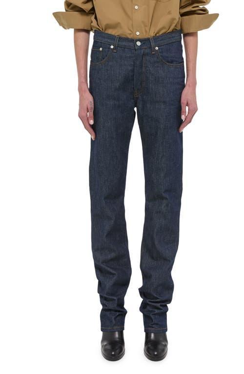 Womens Mid-Rise Straight-leg Jeans Product Image