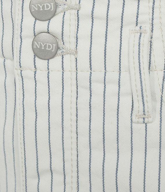NYDJ Hollywood High Waist 4-Pocket Style Stripe A-Line Skirt Product Image