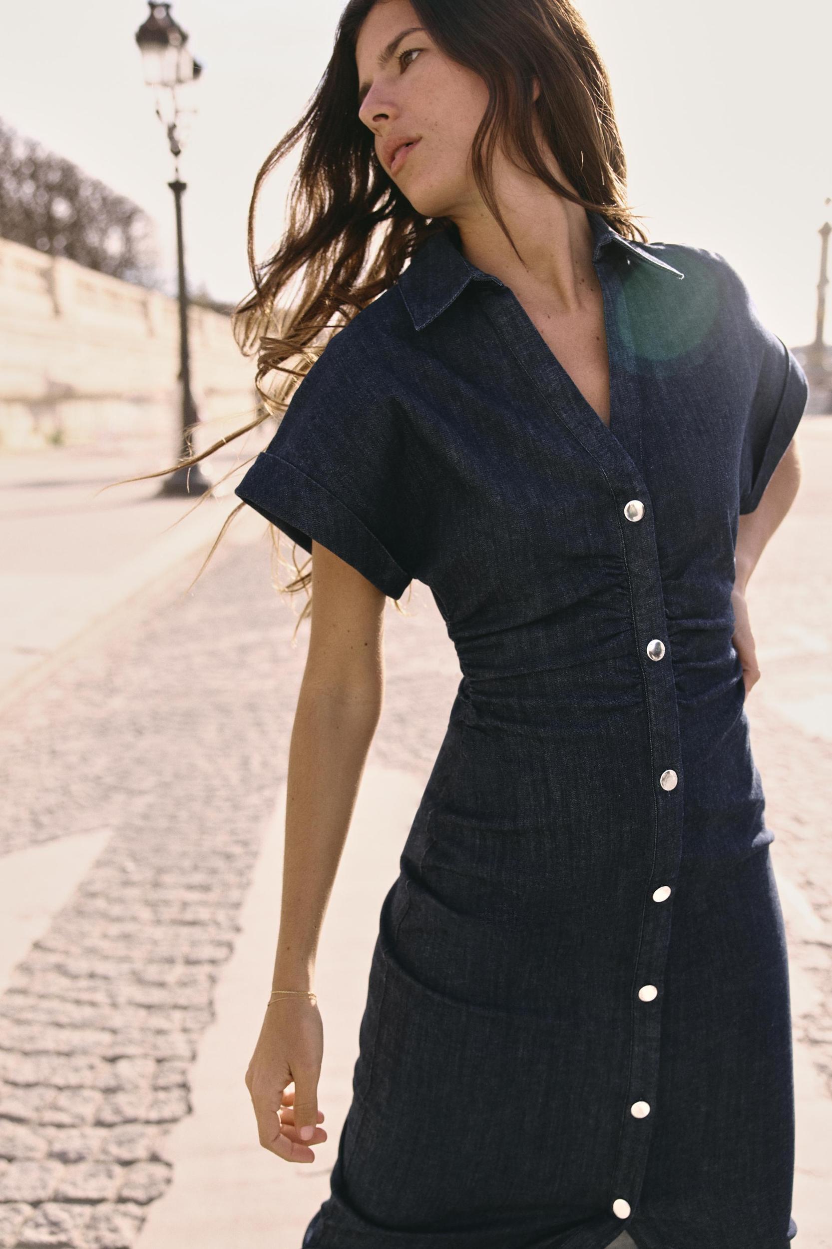 Z1975 DENIM MIDI DRESS Product Image