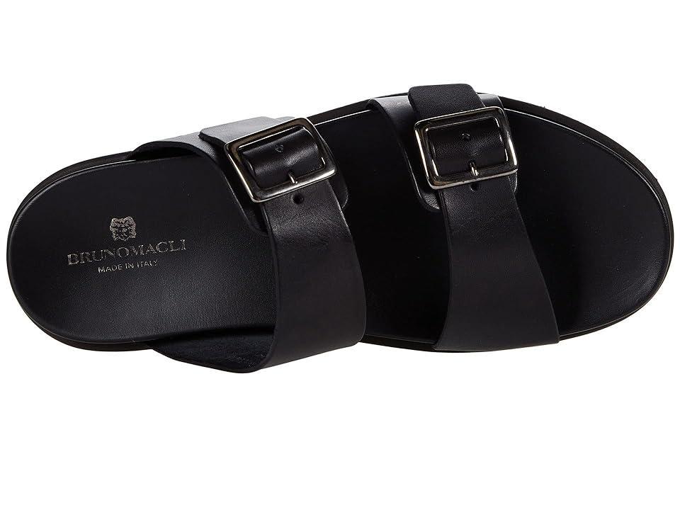 Mens Erasmo Double Buckle Leather Sandals Product Image