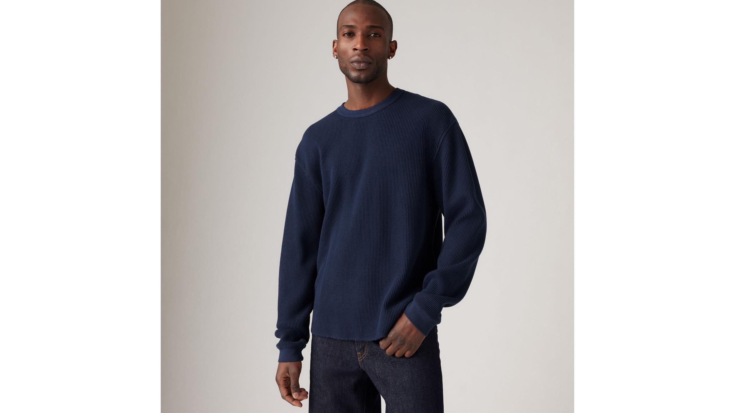 Long Sleeve Relaxed Thermal T-Shirt Product Image