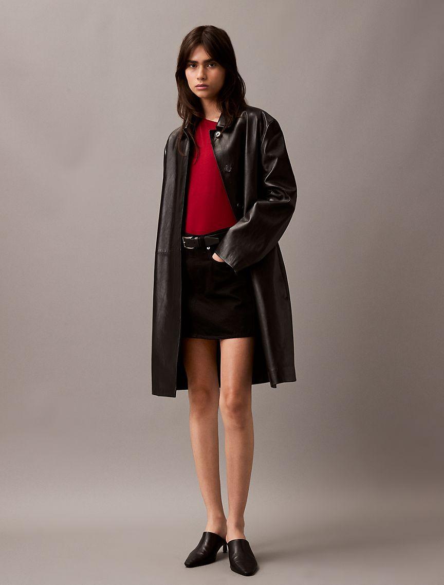 Crepe Jersey Asymmetric T-Shirt Product Image