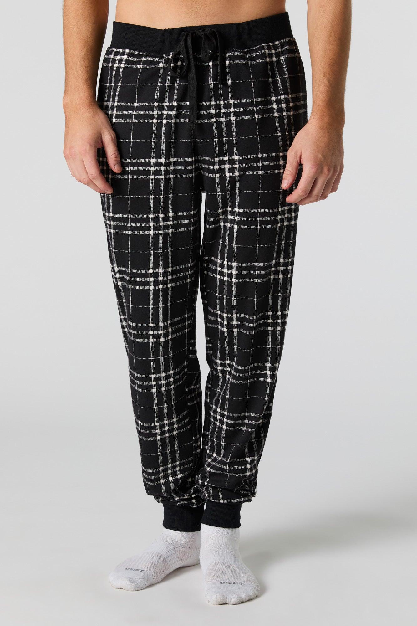 Plaid Pajama Jogger Male Product Image