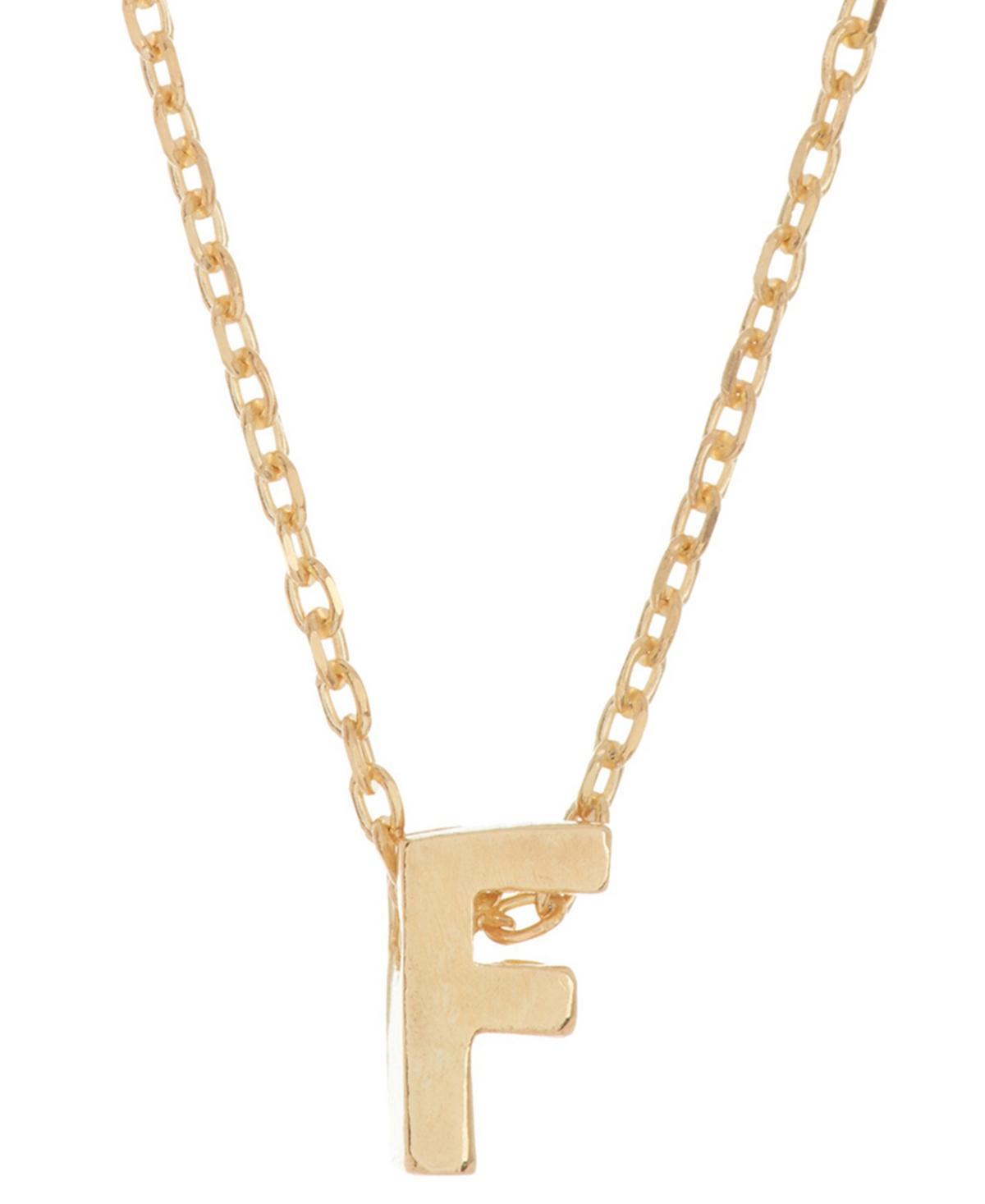 Adornia Mini Initial Pendant Necklace, Women's, Gold Tone H Product Image