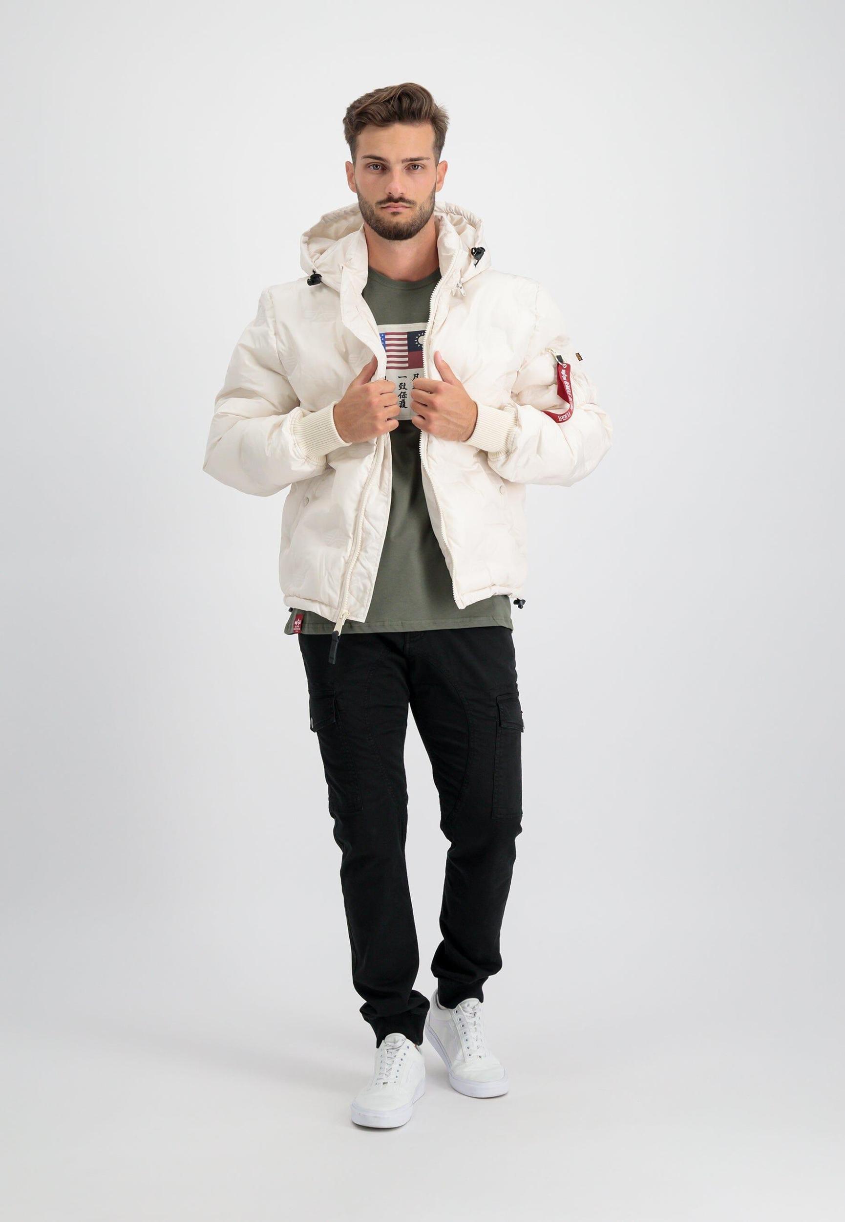 HOODED LOGO PUFFER Male Product Image
