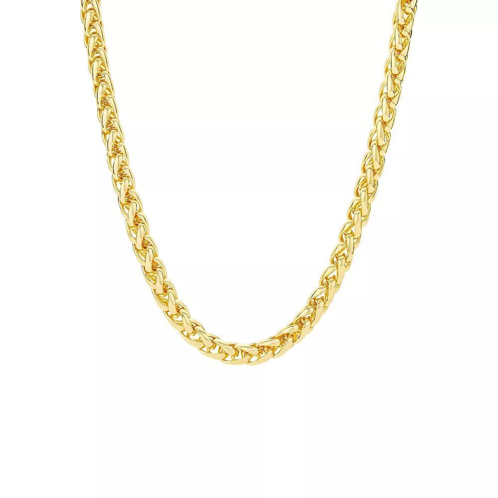 Aurielle Gender Neutral Curb Link Chain Necklace, Women's, Size: 24", Yellow Gold Tone Product Image