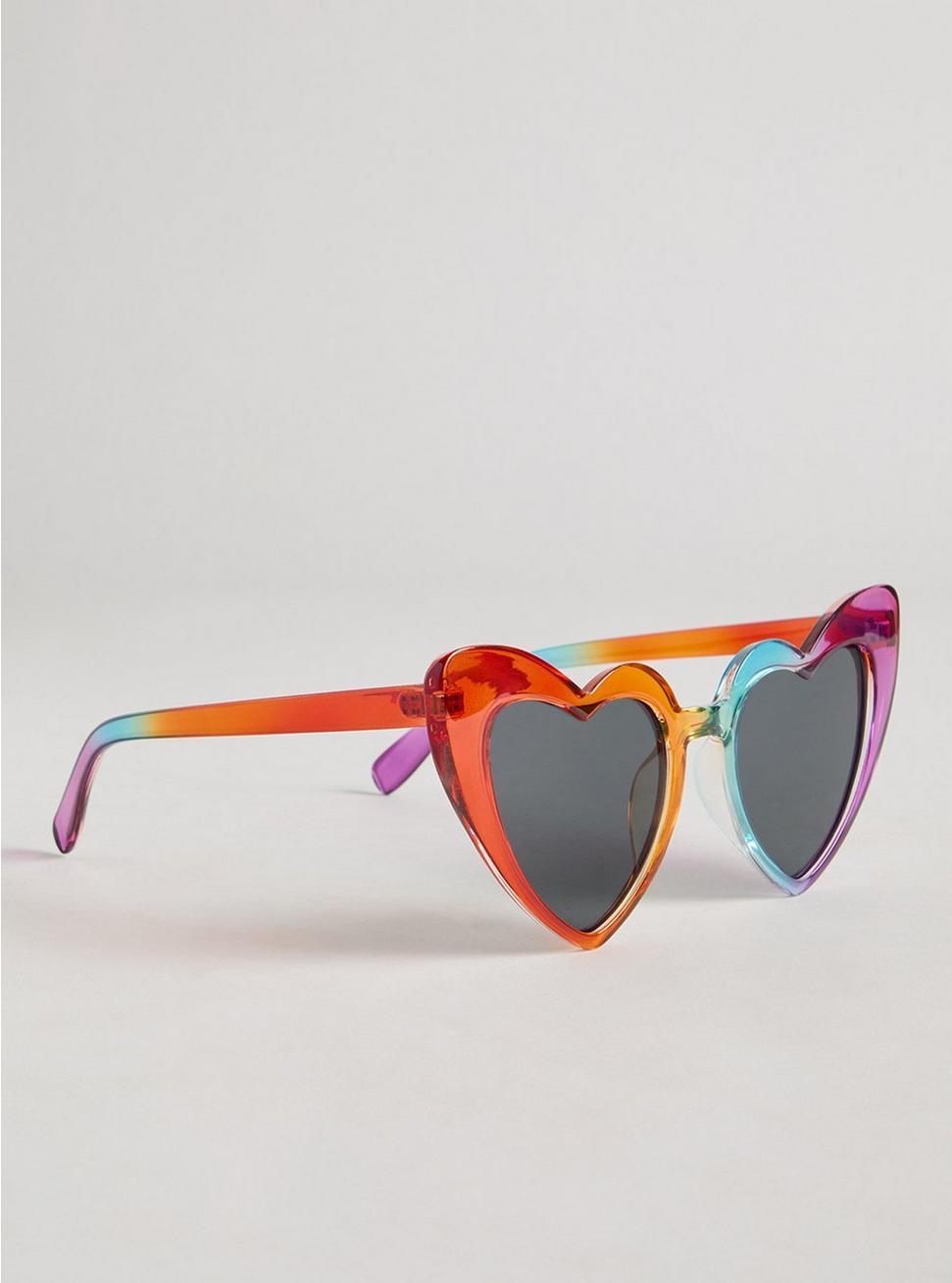 Rainbow Heart Reflective Sunglasses Product Image