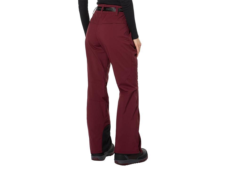 O'Neill Star Slim Pants (Windsor Wine) Women's Casual Pants Product Image