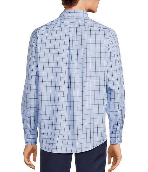 Gold Label Roundtree & Yorke Non-Iron Long Sleeve Windowpane Sport Shirt Product Image