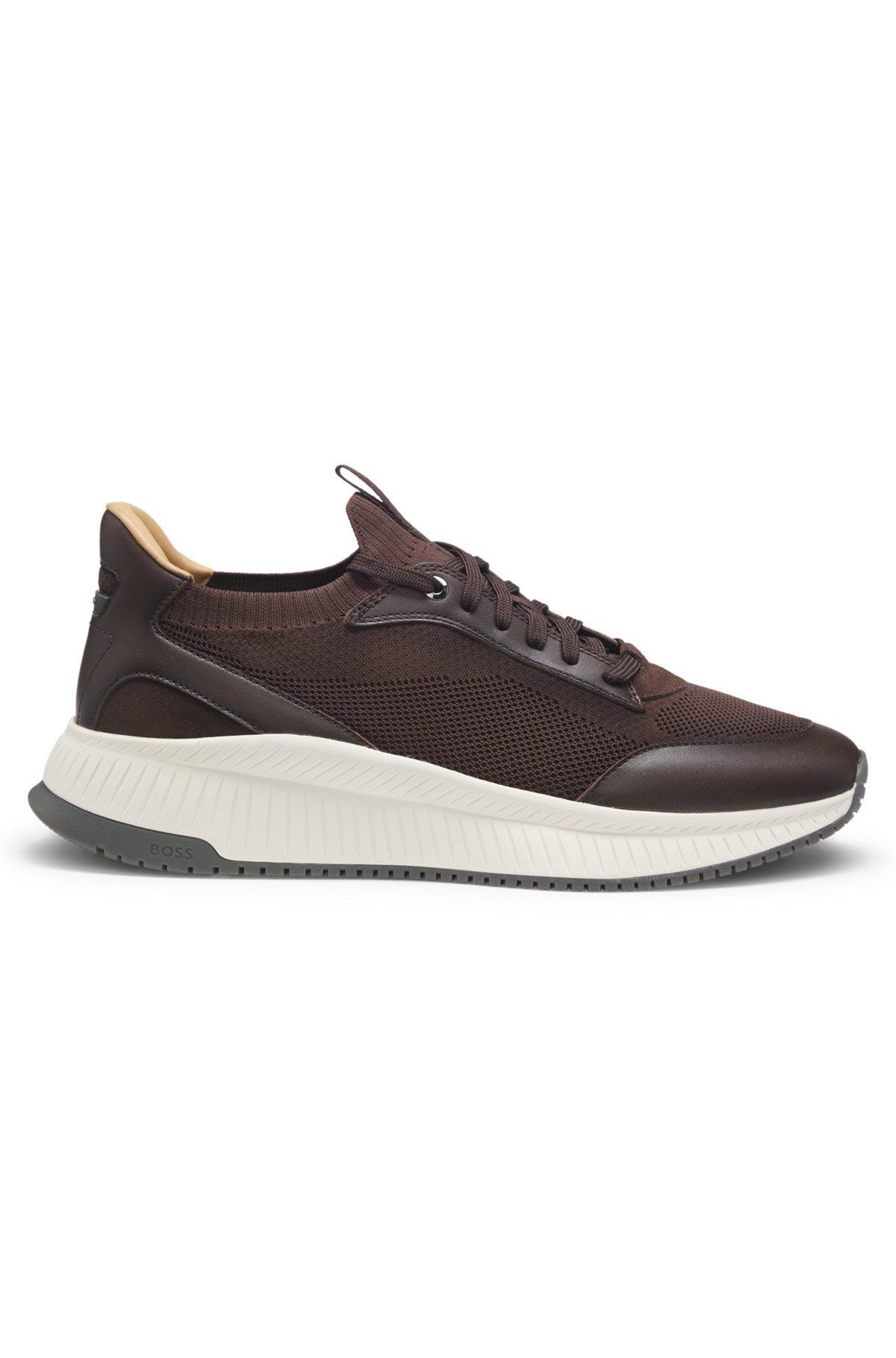 Low-top trainers with knitted uppers Product Image