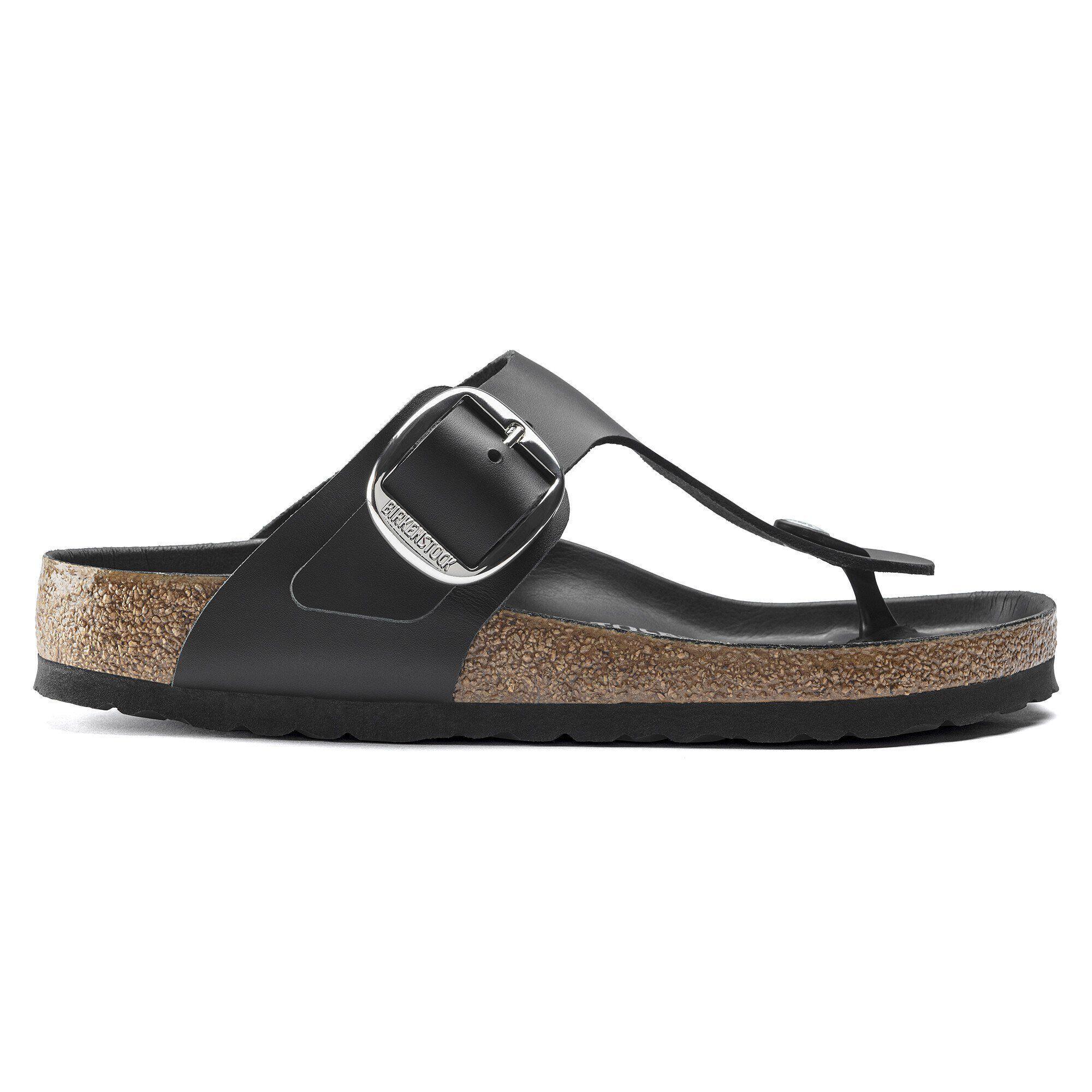 Gizeh Big Buckle Oiled Leather Black Product Image