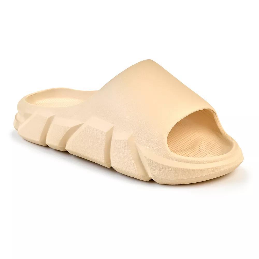 American Exchange Women's Slide Sandals, Size: 6, Nude Product Image