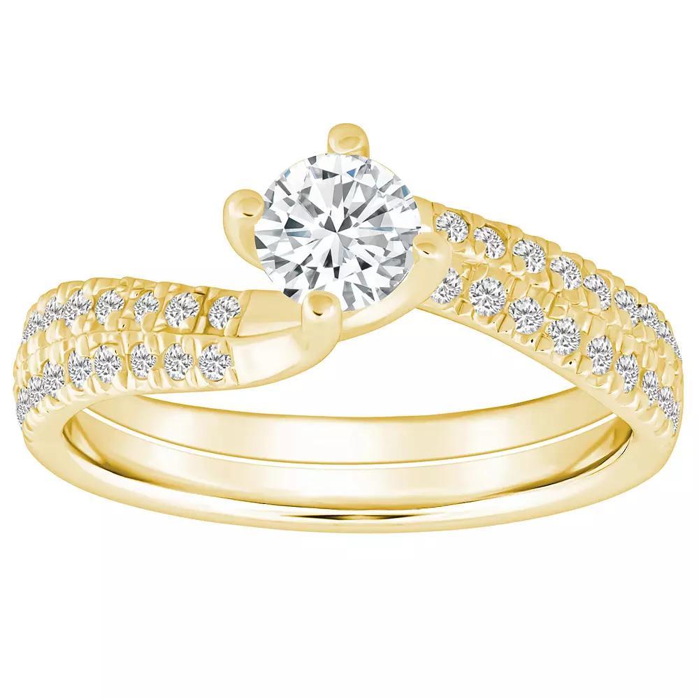 Alyson Layne 14k Gold 9/10 Carat T.W. Diamond Engagement Ring, Women's, Size: 7.50 Product Image