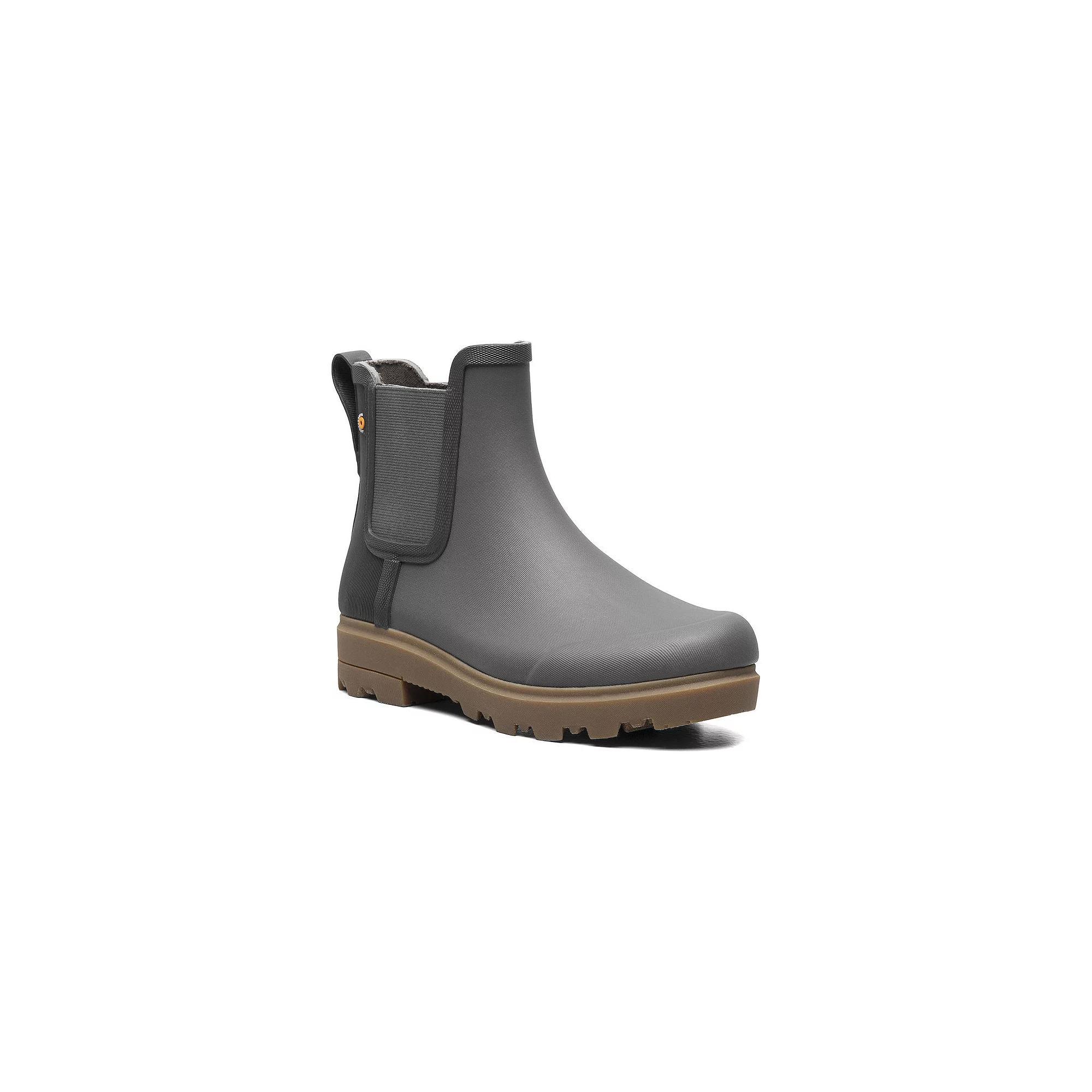 Bogs Holly Women's Chelsea Rain Boots, Size: 6, Gray Product Image