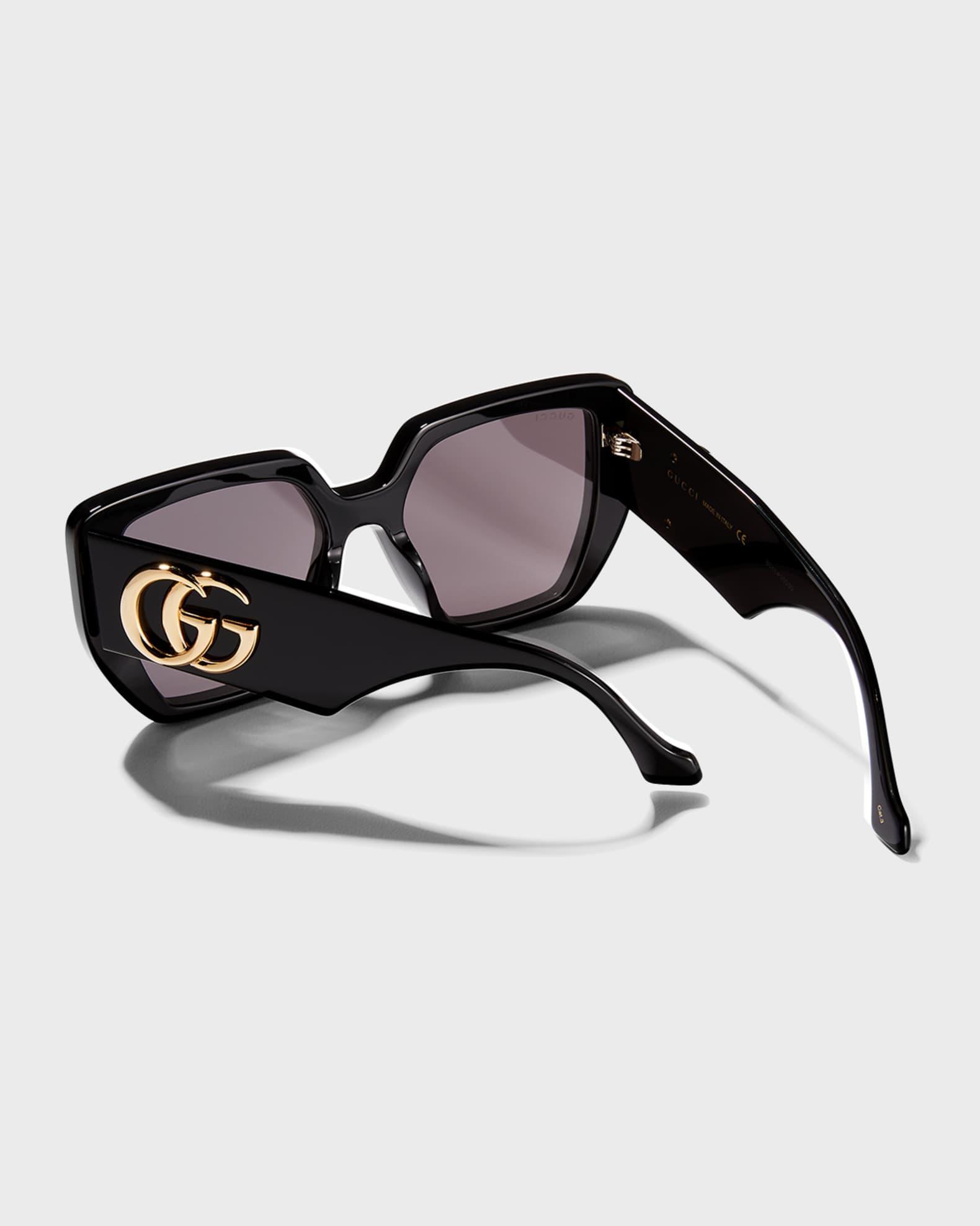 Oversized Square Acetate Sunglasses Product Image