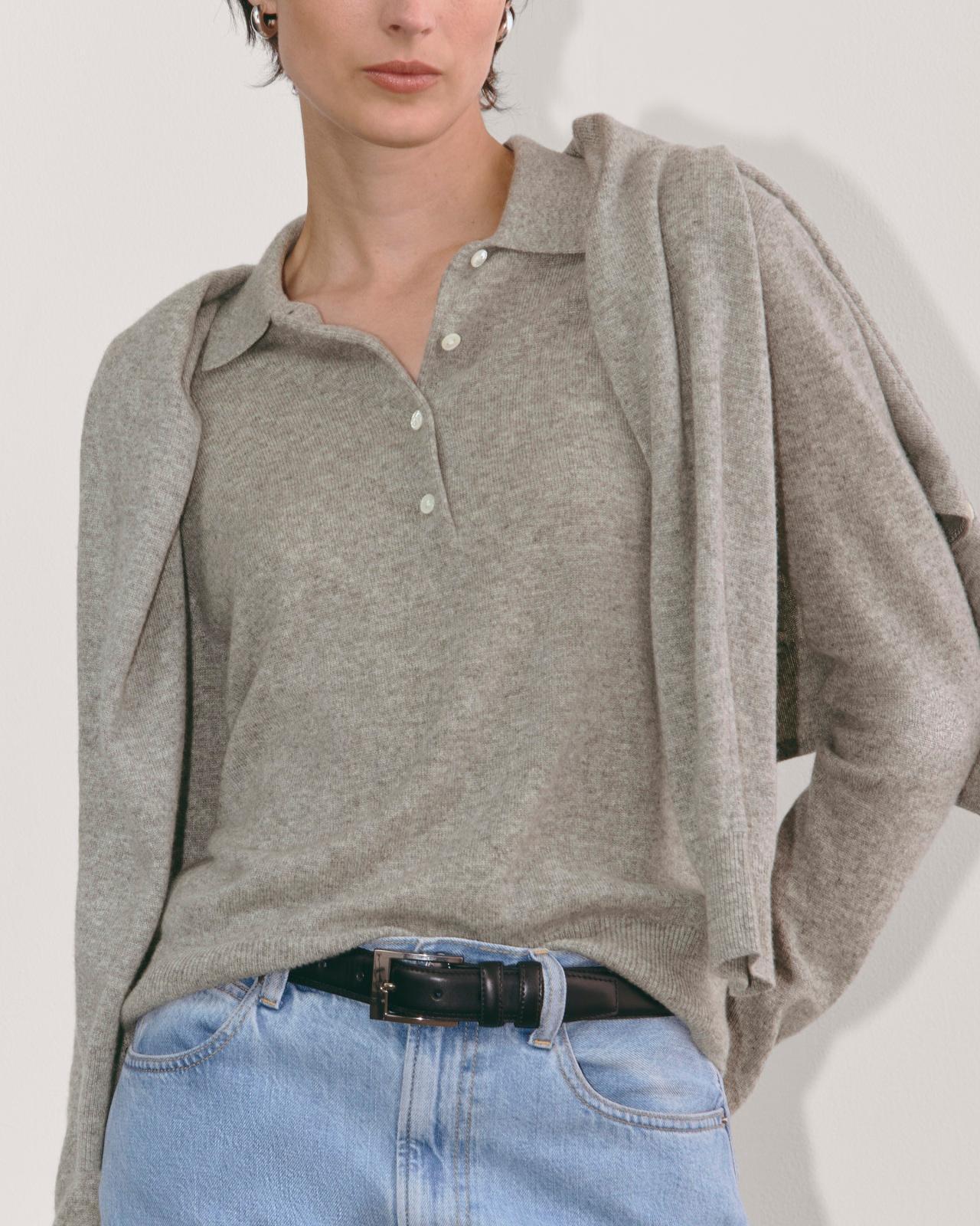 The Classic Polo in Cashmere Product Image