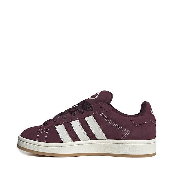 Womens adidas Campus '00s Athletic Shoe Core White / Maroon Product Image
