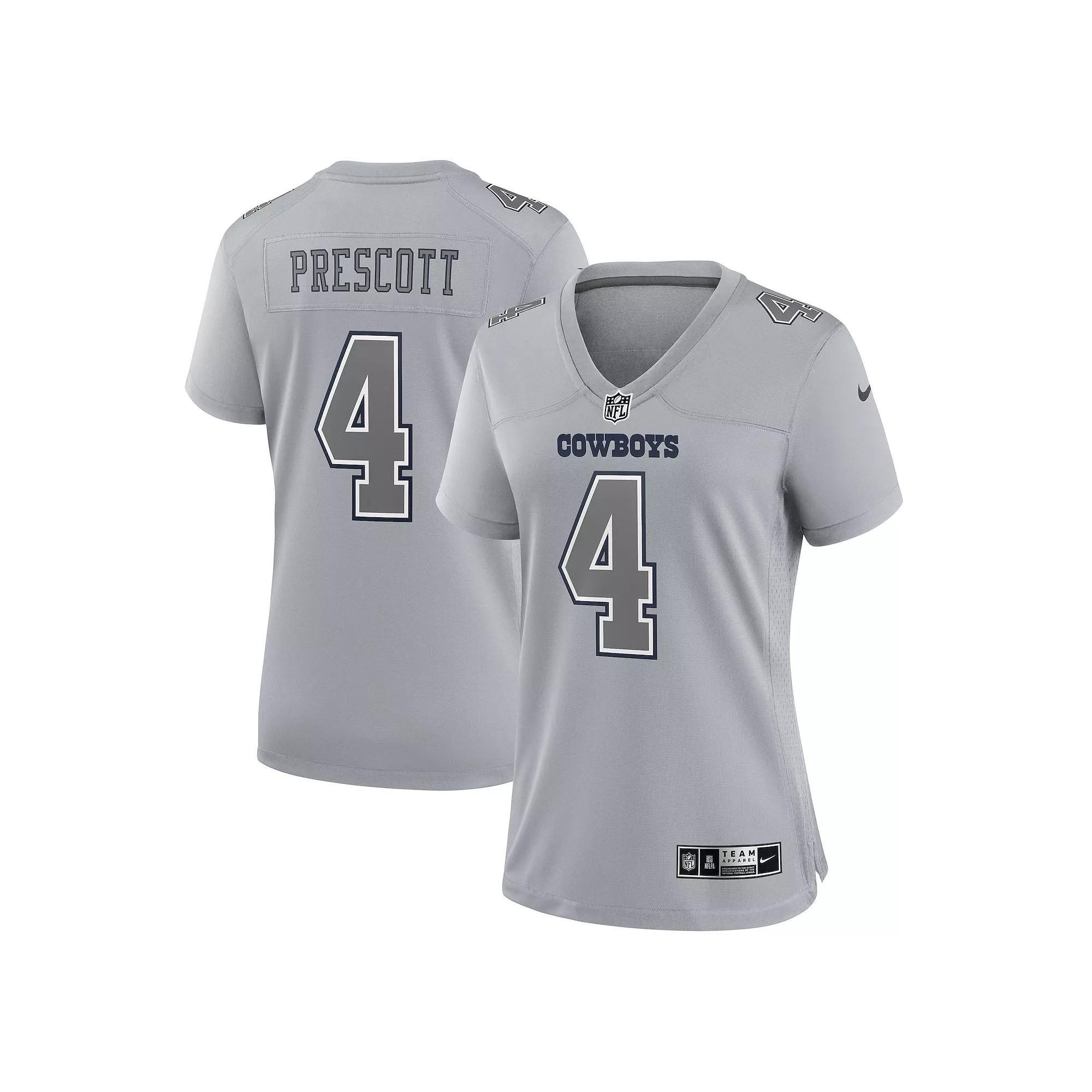 Womens Nike Dak Prescott Gray Dallas Cowboys Atmosphere Fashion Game Jersey Product Image