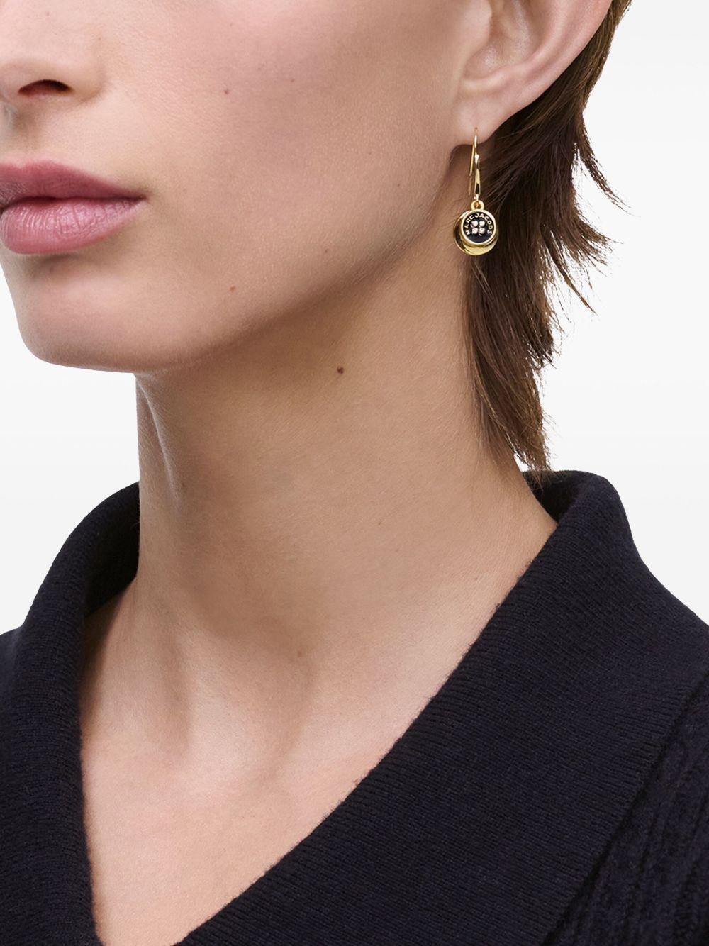 Button Drop earrings Product Image