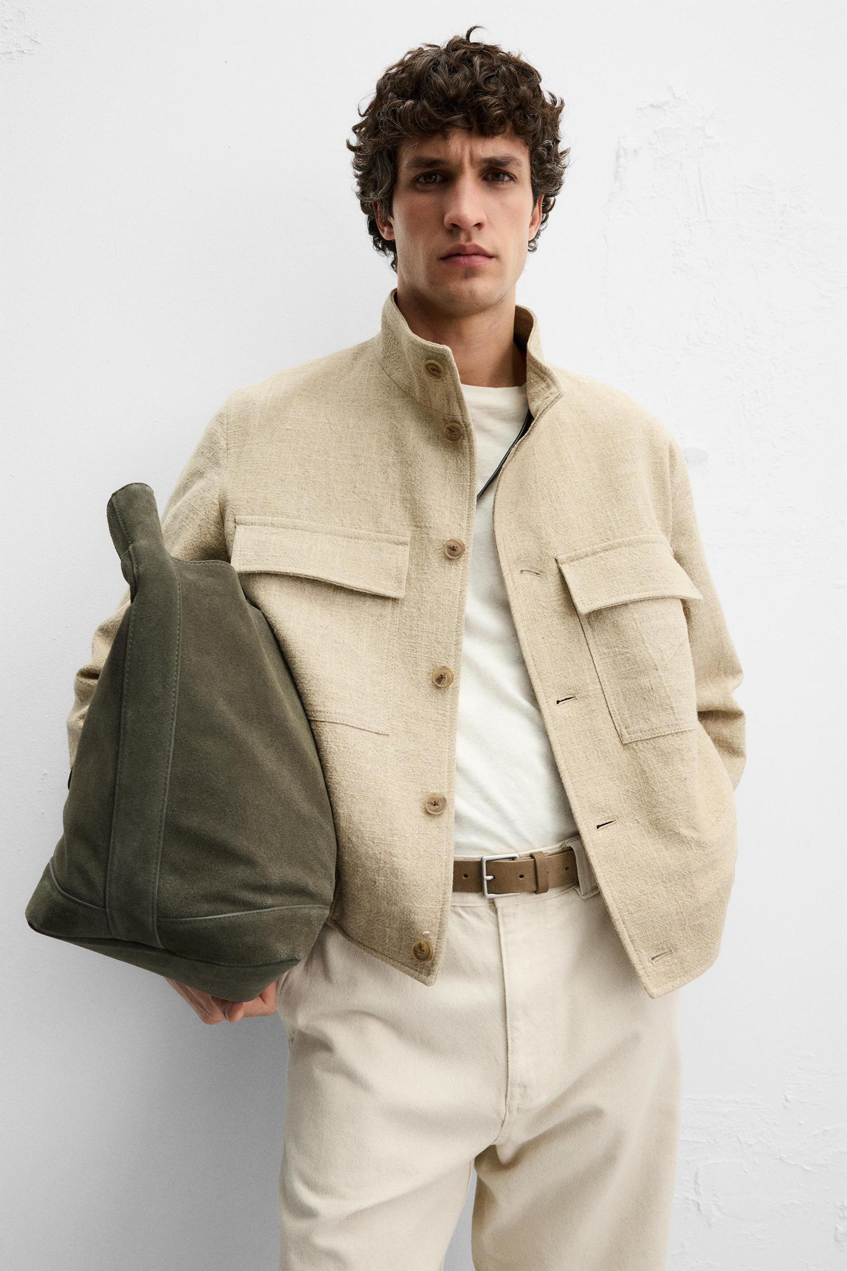 LINEN - COTTON JACKET Product Image
