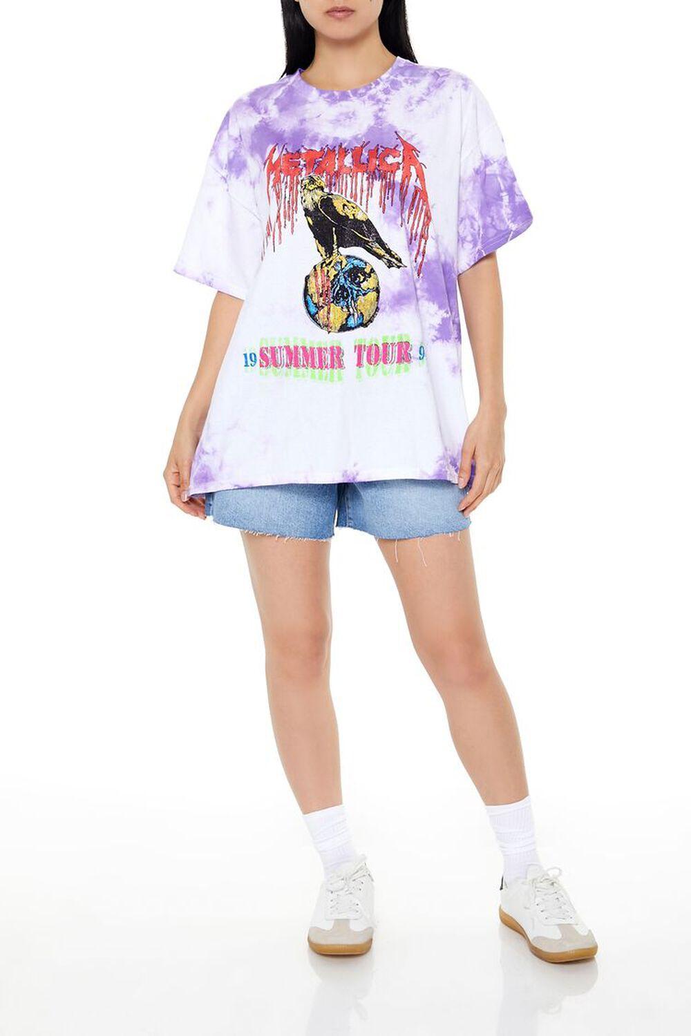 Tie-Dye Metallica Graphic Tee | Forever 21 Product Image