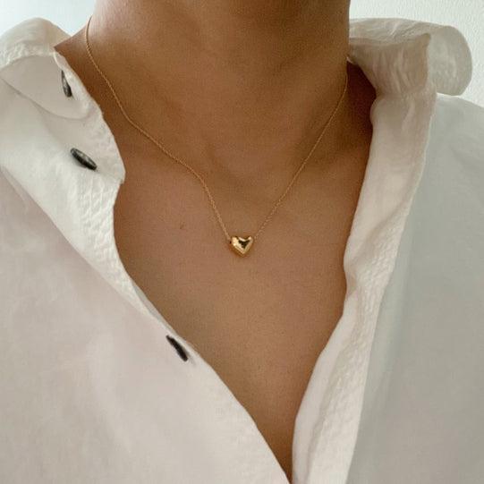 Love Bean Heart Necklace Product Image