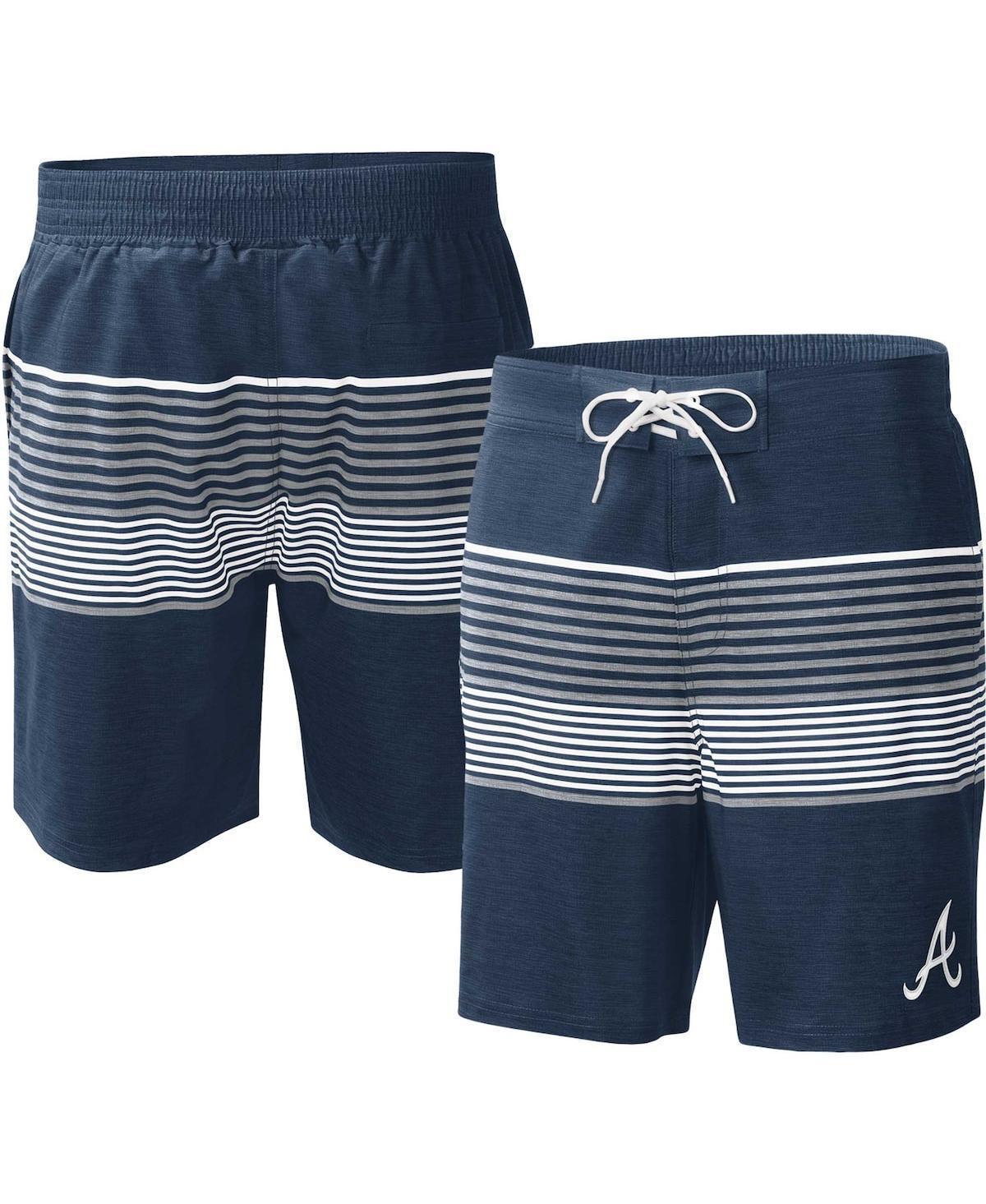 Men's G-III Sports by Carl Banks Navy Atlanta Braves Coastline Volley Swim Shorts, Size: 2XL, Blue Product Image