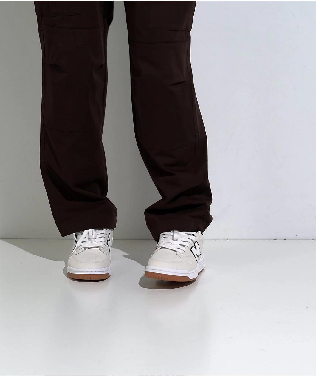 New Balance Numeric 480 Cream & White Shoes Product Image