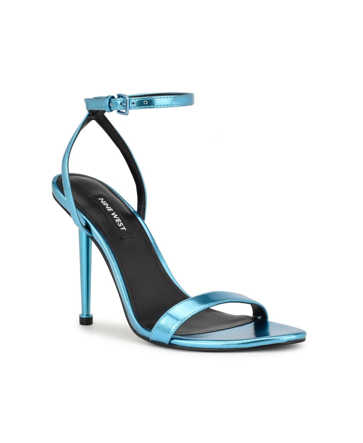 Nine West Reina Women's High Heel Dress Sandals, Size: 9, Neon Yellow Patent Product Image