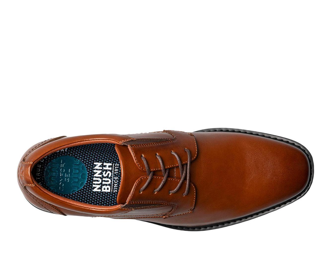 Men's Nunn Bush Jarvis Plain Toe Oxford Dress Shoes Product Image